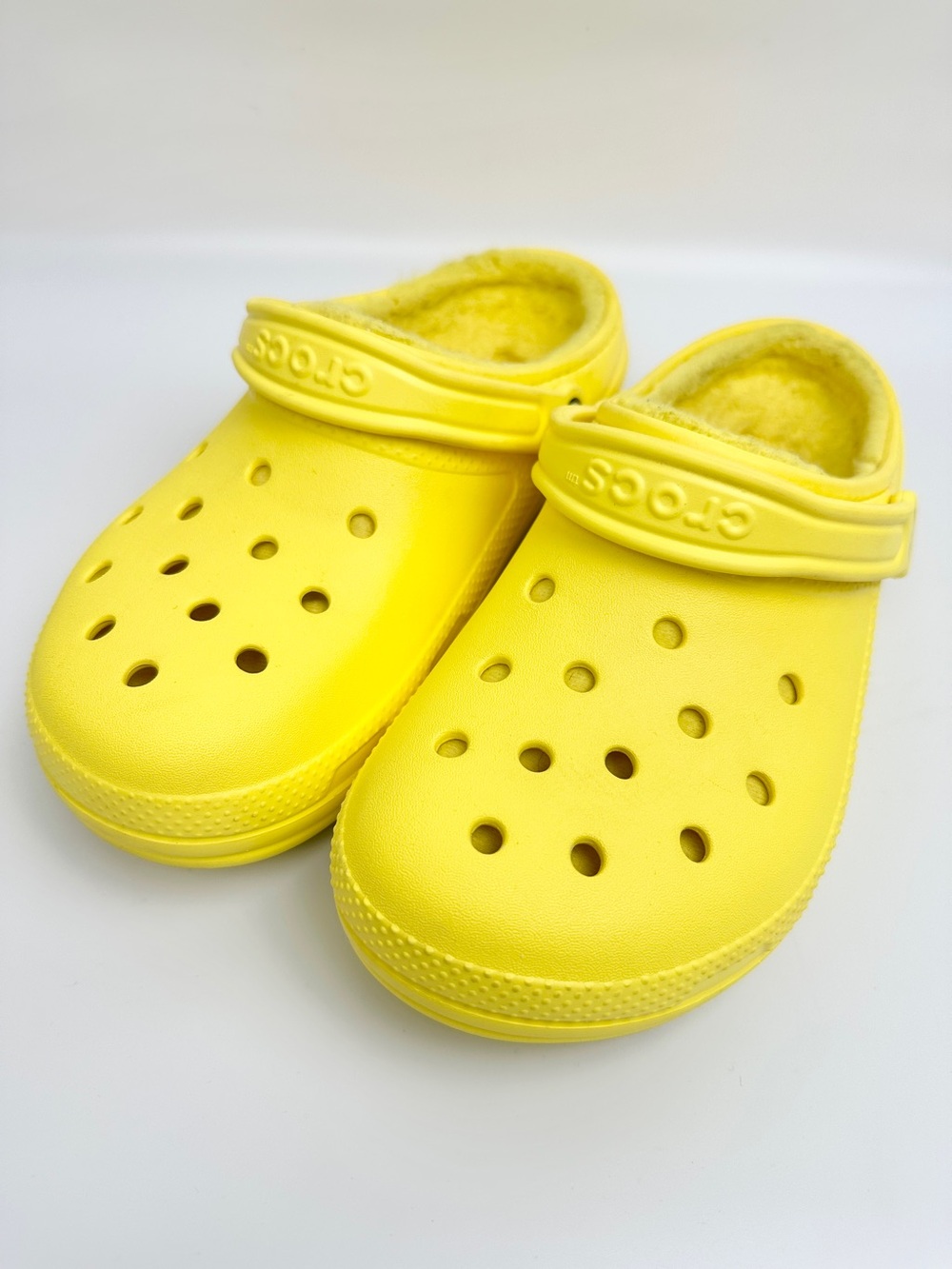 Crocs Classic Lined Clog Yellow Men’s Size 8 Women’s Size 10